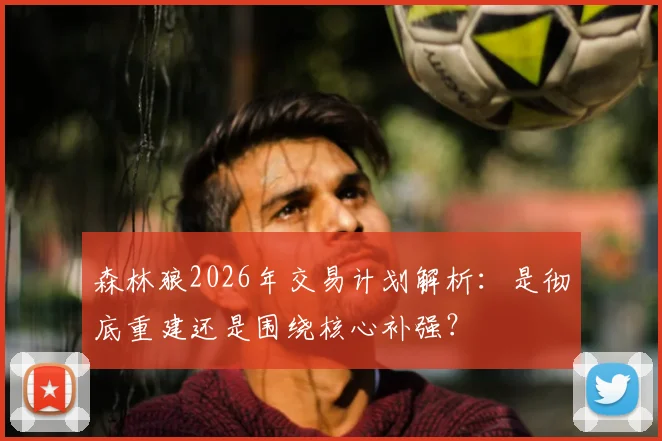 森林狼2026年交易计划解析：是彻底重建还是围绕核心补强？